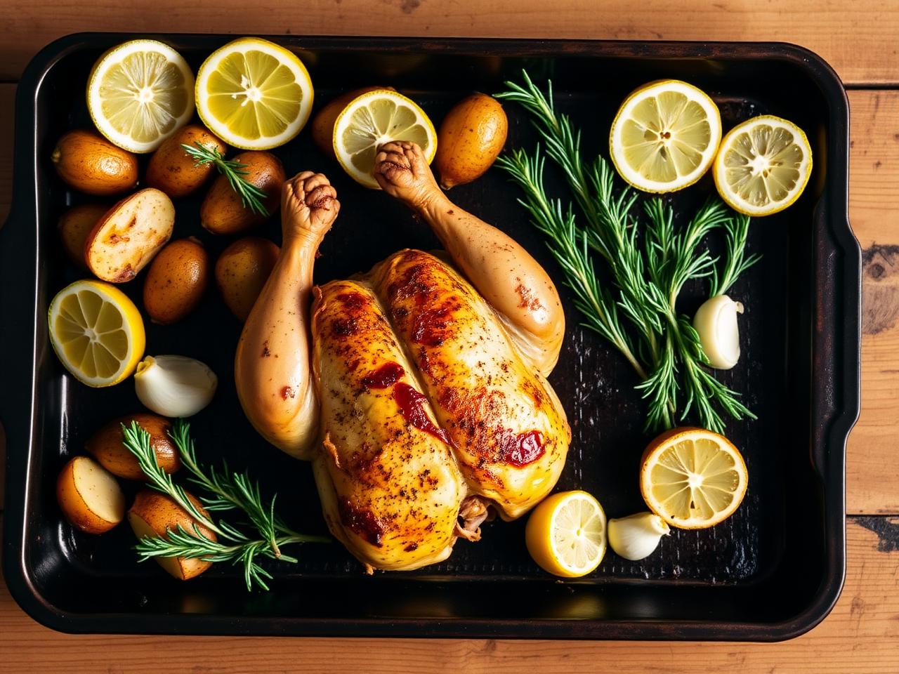 Sheet-Pan Lemon Chicken